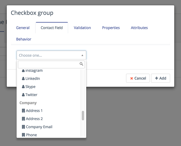 forms - field matching